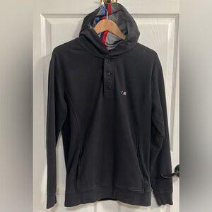 BMW M Performance Hoodie Mens Small Black Pullover Button Neck Motorsport